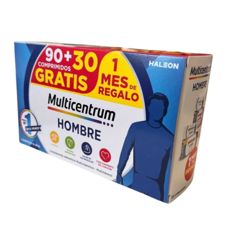 Multicentrum hombre  90 comprimidos + 30 comprimidos pack promocional