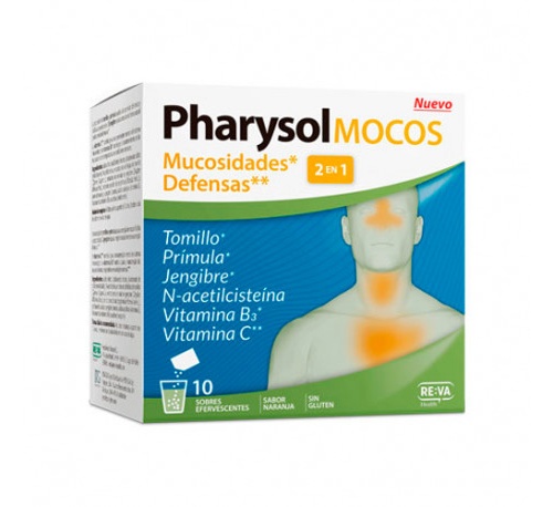 Pharysolmocos (10 sobres efervescentes)