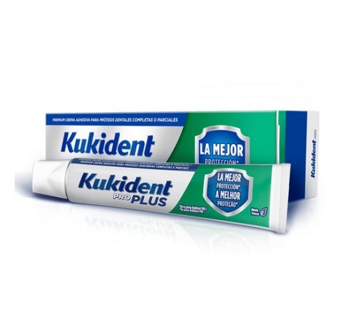 Kukident pro plus - crema adh protesis dental (40 g)