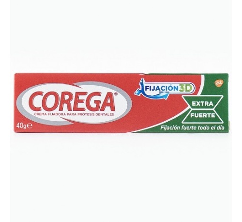 Corega crema extra fuerte - adhesivo protesis dental (40 ml)