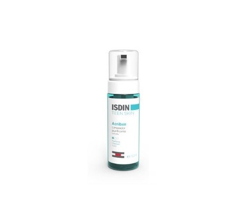 Acniben limpiador purificante espuma - isdin teen skin (1 envase 200 ml)