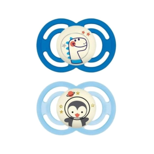 Chupete silicona fisiologico - mam perfect night (+ 16 meses 2 unidades)