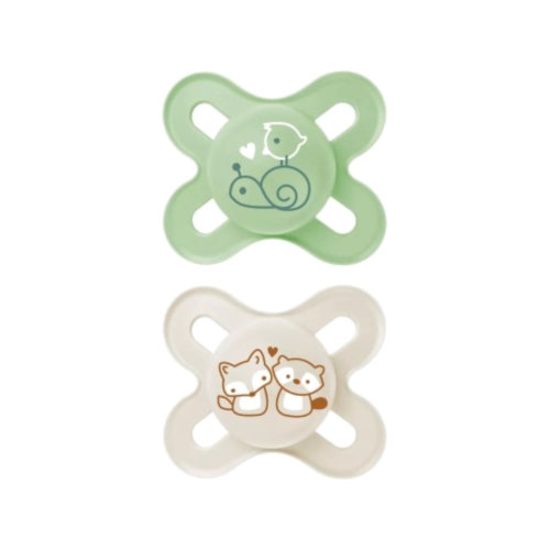 Chupete silicona - mam start pure (+0 meses 2 unidades color neutro)
