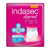 Indasec pant plus absorb inc orina dia anat (t- m 12 u)