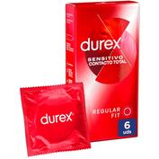 Durex sensitivo contacto total - preservativos (6 unidades)