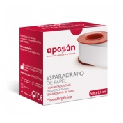 Esparadrapo hipoalergico - aposan papel (1 unidad 5 m x 2,5 cm)