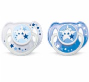 CHUPETE SILICONA - PHILIPS AVENT (6 - 18 M 2 U NOCTURNO)