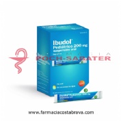 IBUDOL PEDIÁTRICO 200 MG SUSPENSIÓN ORAL , 20 sobres