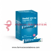 IBUDOL 400 MG SUSPENSION ORAL , 20 sobres