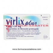 VIRLIX PLUS COMPRIMIDOS DE LIBERACION PROLONGADA  , 14 comprimidos