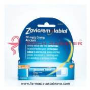 ZOVICREM LABIAL 50 mg/g CREMA, 1 frasco de 2 g