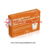 VINCIGRIP FORTE  GRANULADO PARA SOLUCION ORAL SABOR NARANJA, 10 sobres
