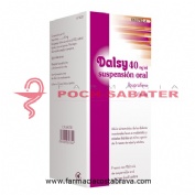 DALSY 40 mg/ml SUSPENSION ORAL , 1 frasco de 150 ml