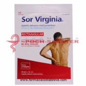 SOR VIRGINIA APOSITO ADHESIVO MEDICAMENTOSO, RECTANGULAR, 1 apósito
