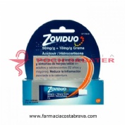 ZOVIDUO 50 mg/g + 10 mg/g CREMA , 1 tubo de 2 g