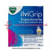 ILVIGRIP EXPECTORANTE  POLVO PARA SOLUCION ORAL, 10 sobres