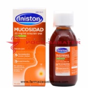 INISTON MUCOSIDAD 20mg/ml SOLUCION ORAL SABOR MENTA , 1 frasco de 150 ml