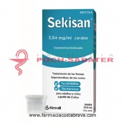 SEKISAN 3,54 mg/ml JARABE , 1 frasco de 200 ml