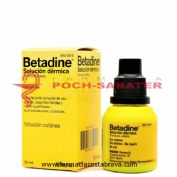 BETADINE 100 MG/ML SOLUCIÓN CUTÁNEA , 1 frasco de 50 ml