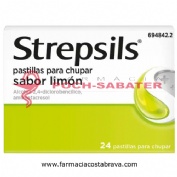 STREPSILS pastillas para chupar sabor limon, 24 pastillas