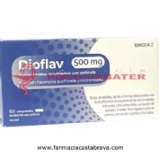 DIOFLAV 500 MG COMPRIMIDOS RECUBIERTOS CON PELICULA, 60 comprimidos