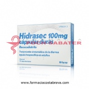 HIDRASEC 100 MG CAPSULAS DURAS , 10 cápsulas