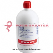 AGUA OXIGENADA FORET 3 %  solución cutánea y concentrado para solución bucal  , 1 frasco de 1.000 ml