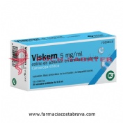 ViSKERN 5 MG/ML COLIRIO EN SOLUCION EN ENVASE UNIDOSIS , 30 envases unidosis de 0,4 ml