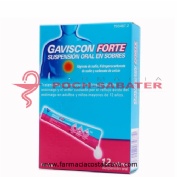 GAVISCON FORTE SUSPENSION ORAL EN SOBRES , 12 sobres