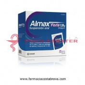 ALMAX FORTE 1,5 g SUSPENSION ORAL,24 sobres