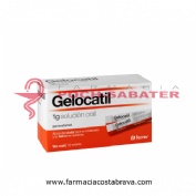 GELOCATIL 1 g SOLUCION ORAL,10 sobres
