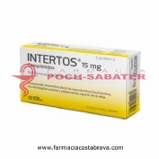 INTERTOS 15 MG COMPRIMIDOS, 20 comprimidos