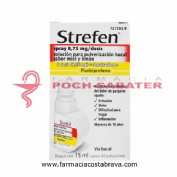 STREFEN SPRAY 8,75 MG/DOSIS SOLUCION PARA PULVERIZACION BUCAL SABOR MIEL Y LIMON 1 frasco de 15 ml