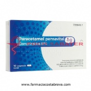 PARACETAMOL PENSAVITAL 1 G COMPRIMIDOS EFG, 10 comprimidos
