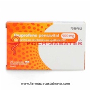 IBUPROFENO PENSAVITAL 400 MG COMPRIMIDOS RECUBIERTOS CON PELICULA EFG 20 comprimidos