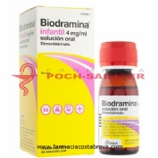 BIODRAMINA  INFANTIL 4 mg/ml SOLUCION ORAL , 1 frasco de 60 ml