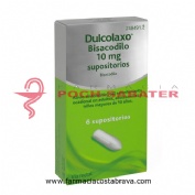 DULCOLAX BISACODILO 10 MG SUPOSITORIOS, 6 supositorios
