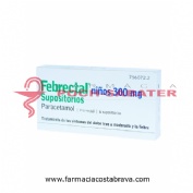 FEBRECTAL NIÑOS 300 MG SUPOSITORIOS , 6 supositorios
