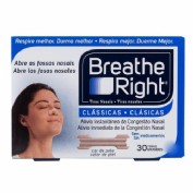 BREATHE RIGHT - TIRA ADH NASAL (COLOR T- GDE 30 U)