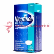 NICOTINELL MINT 2 mg COMPRIMIDOS PARA CHUPAR, 36 comprimidos
