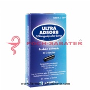 ULTRA ADSORB 200 mg CAPSULAS DURAS, 30 cápsulas