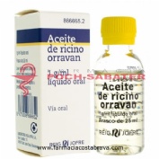 ACEITE RICINO ORRAVAN 1G/ML LIQUIDO ORAL, 1 frasco de 25 ml