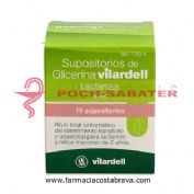 SUPOSITORIOS DE GLICERINA VILARDELL LACTANTES, 15 supositorios
