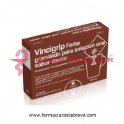 VINCIGRIP FORTE GRANULADO PARA SOLUCION ORAL SABOR CACAO , 10 sobres