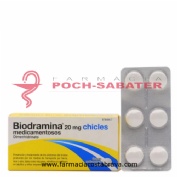 BIODRAMINA 20 mg CHICLES MEDICAMENTOSOS , 12 chicles