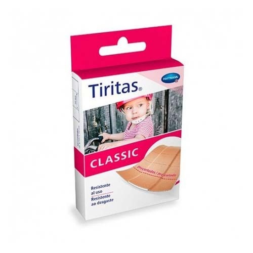 Tiritas classic - aposito adhesivo (10 unidades 10 cm x 6 cm precortadas)