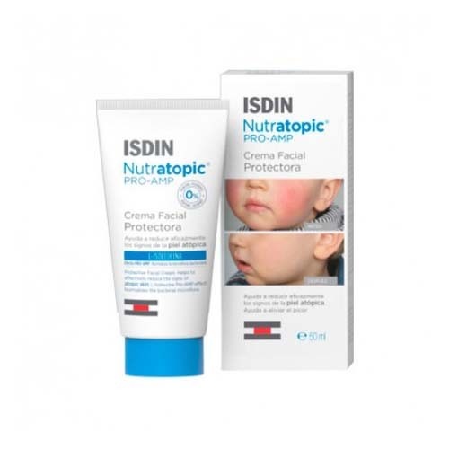 Isdin nutratopic pro-amp crema facial protectora (1 envase 50 ml)