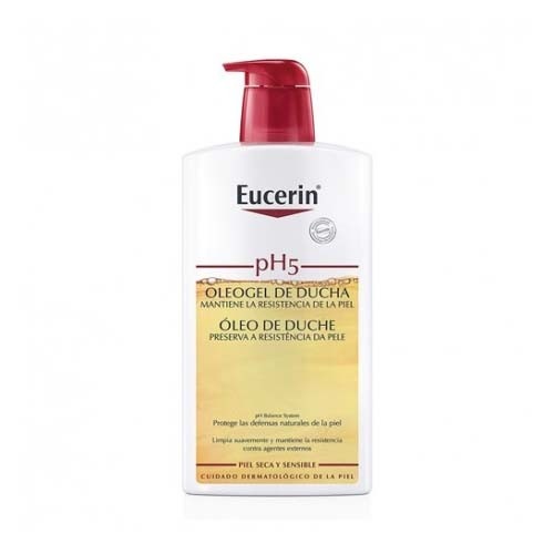 Oleogel de ducha - eucerin piel sensible ph-5 (1 envase 1 l)