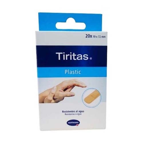 Tiritas plastic - aposito adhesivo (20 unidades 72 mm x 19 mm)