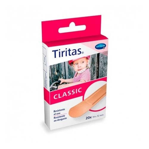 Tiritas classic - aposito adhesivo (20 unidades 72 mm x 19 mm)